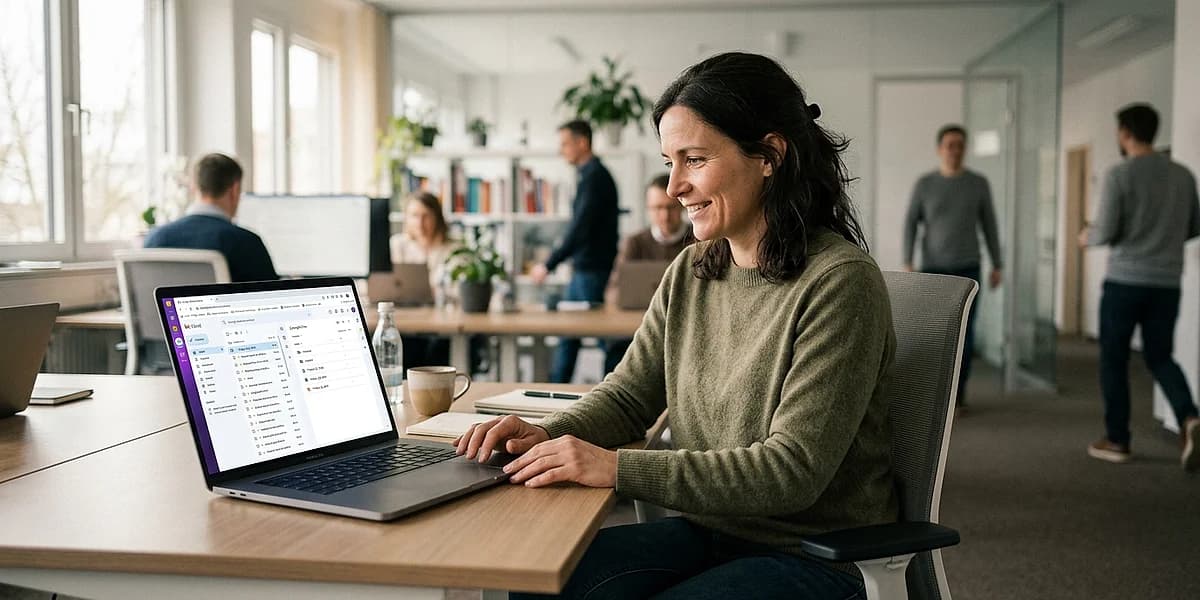 KI-Agent arbeitet im Google Workspace: Automatisierte Workflows zwischen Gmail, Drive und Docs