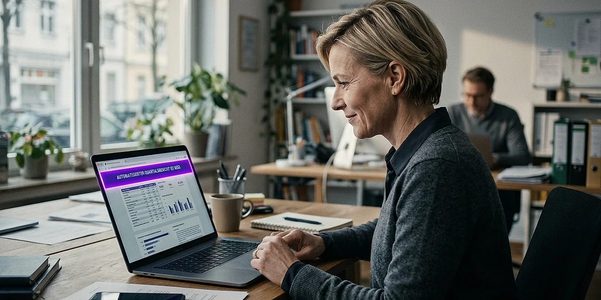 Geschäftsführer nutzt KI-Tool für automatisierte Reports