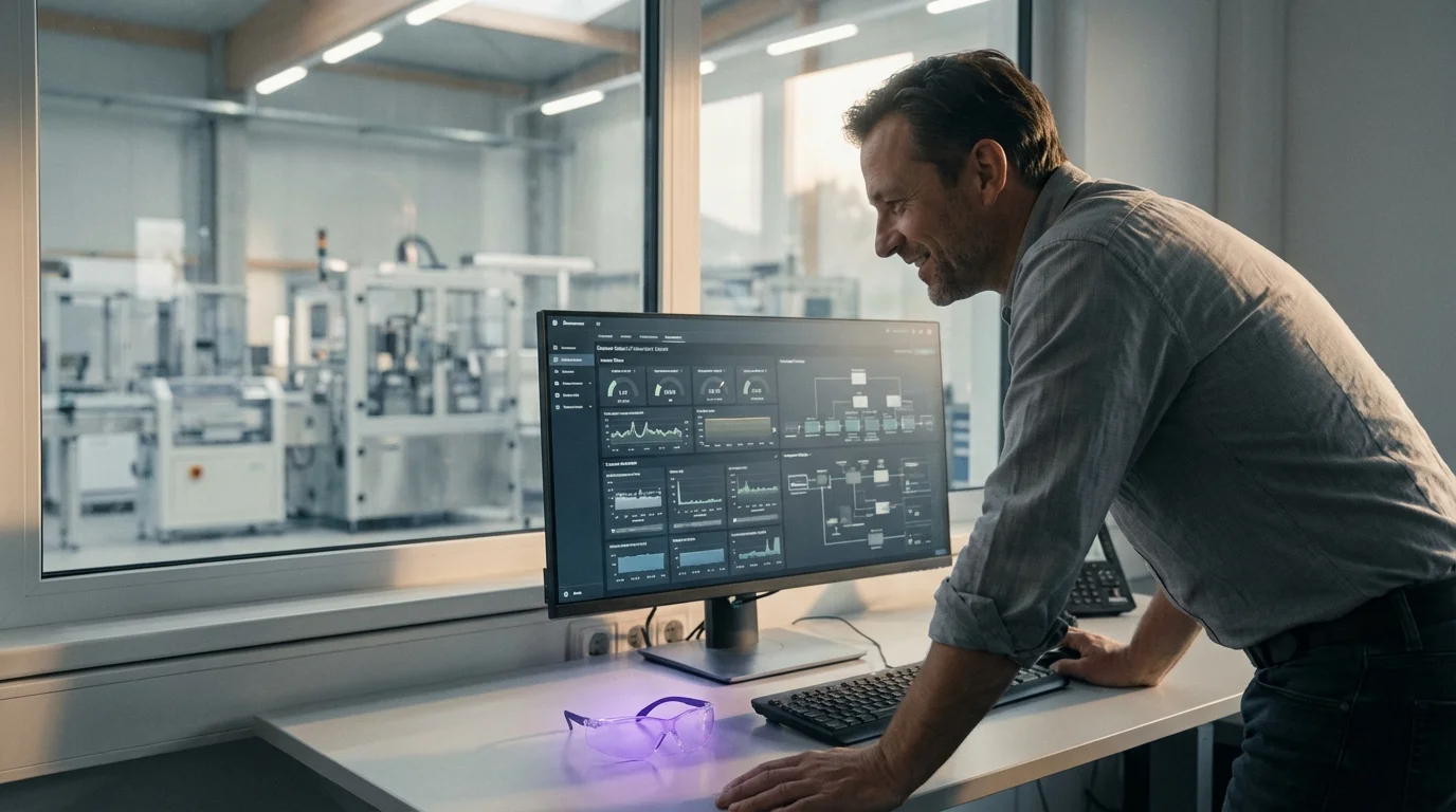 KI-gestützte Automatisierung in der Praxis: Intelligente Produktionshalle mit Sensortechnik